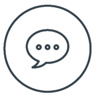 Communication bubble icon